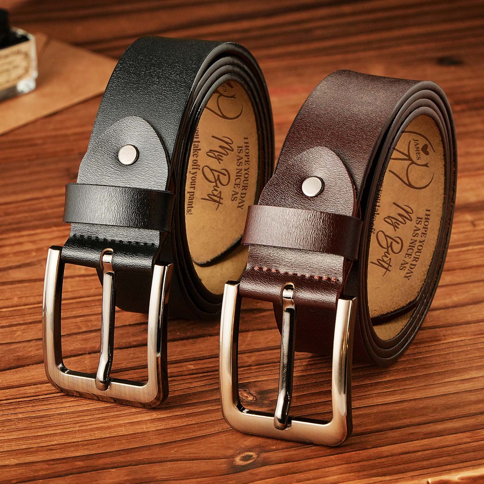 Classic  Ancient Gol,Fashion Printed Vers,Buckle Design Belts