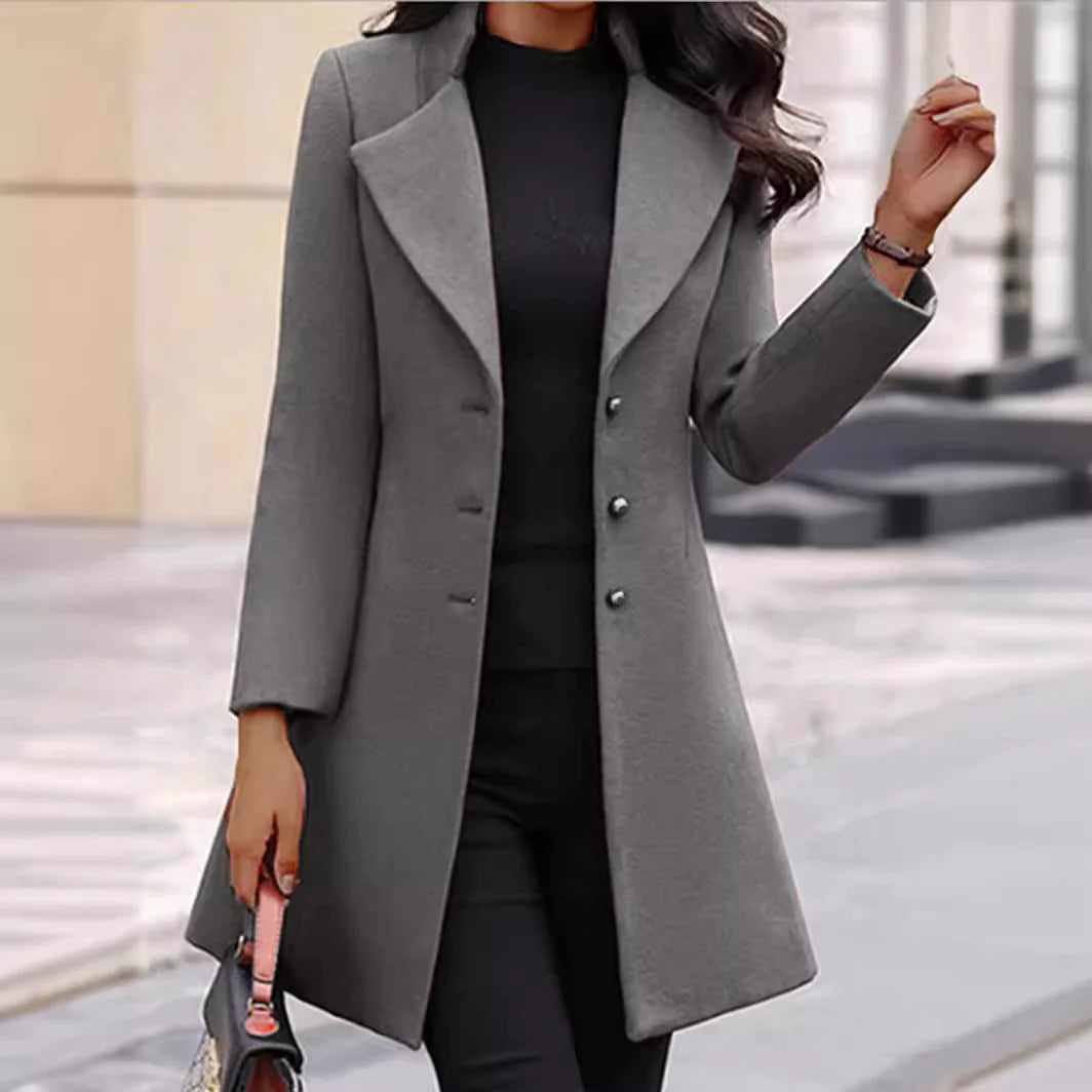 New Winter Women'S Jacket Korean Slim Mid-Length
