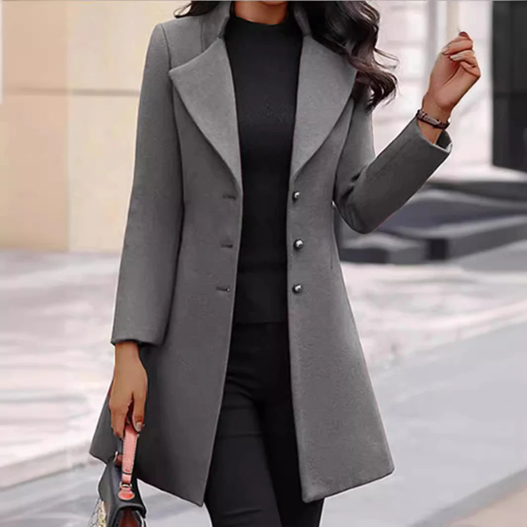 New Winter Women'S Jacket Korean Slim Mid-Length